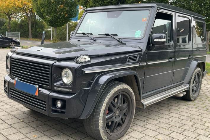 Sort Mercedes G55 fra 2007