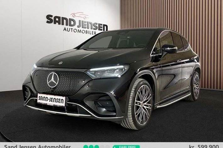 Sort Mercedes EQE350 SUV fra 2025