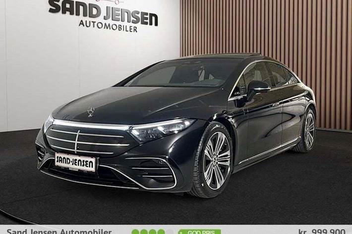 Sort Mercedes EQS450+ fra 2025