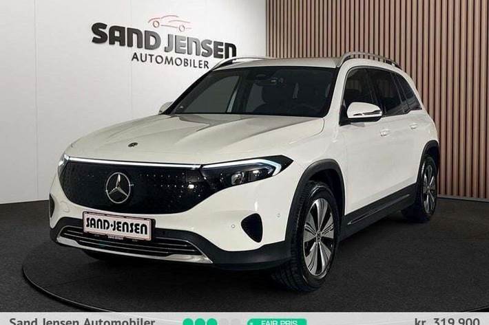 Hvid Mercedes EQB300 fra 2025