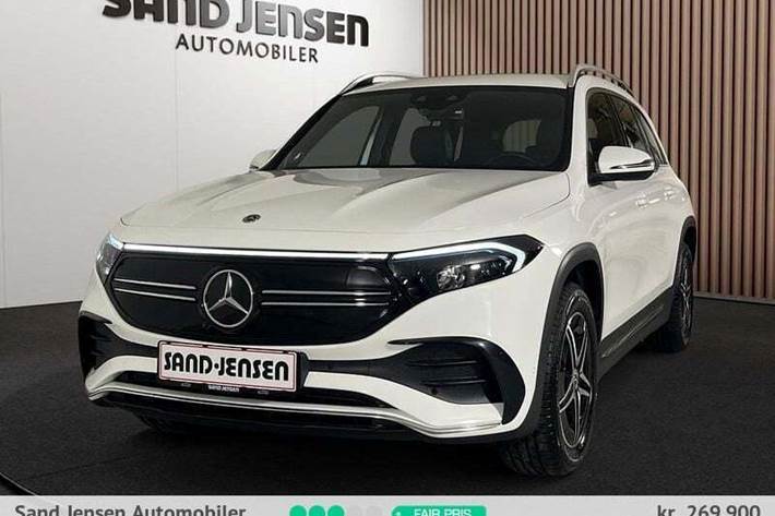Hvid Mercedes EQB250 fra 2024