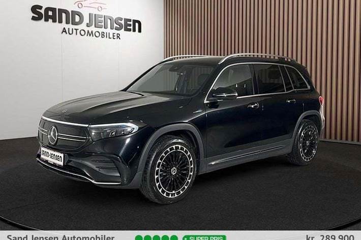 Sort Mercedes EQB350 fra 2022
