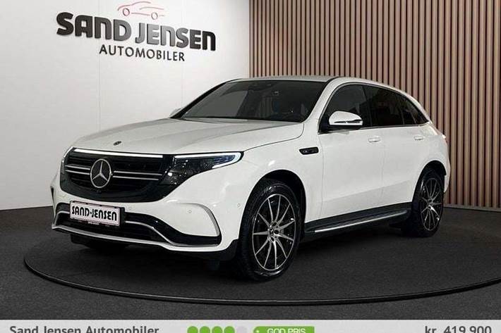 Hvid Mercedes EQC400 fra 2023