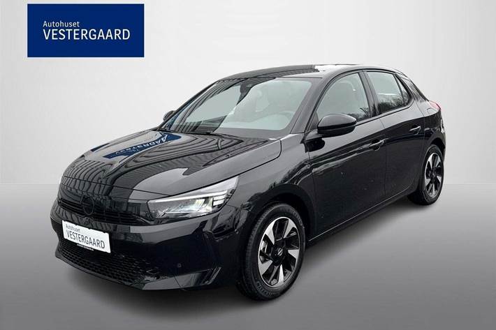 Sort Opel Corsa-e fra 2024