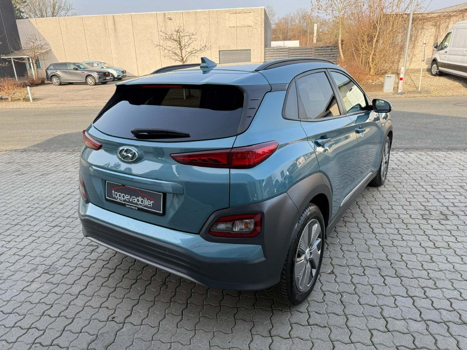 Blå Hyundai Kona fra 2019