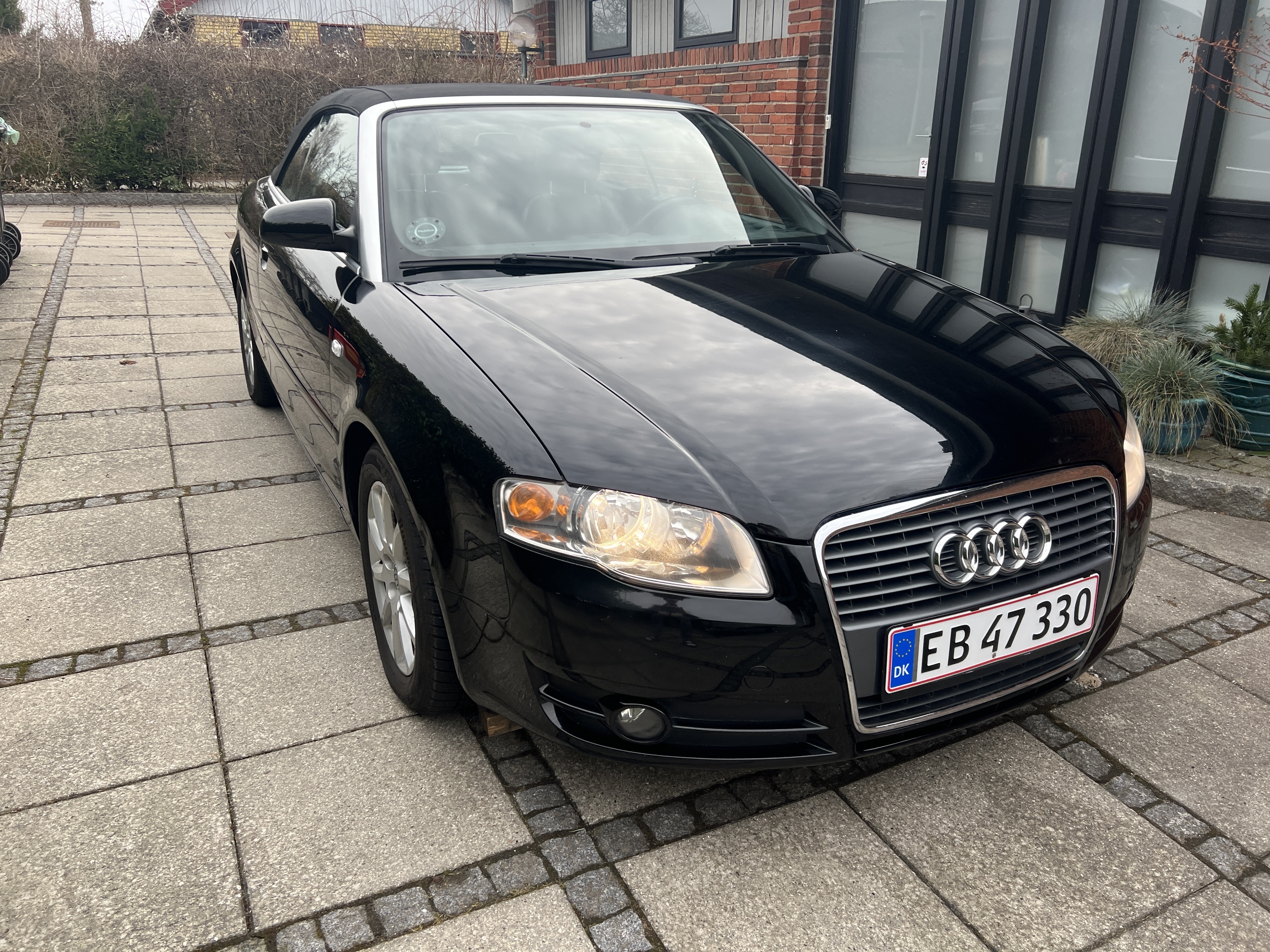 Sort Audi A4 Cabriolet fra 2006