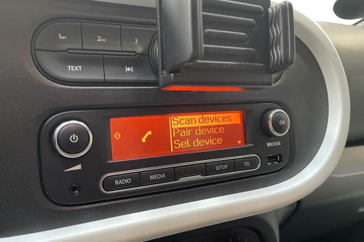 Blå Renault Twingo fra 2016