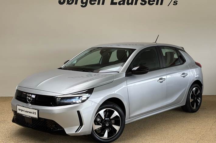 Sølv Opel Corsa-e fra 2023