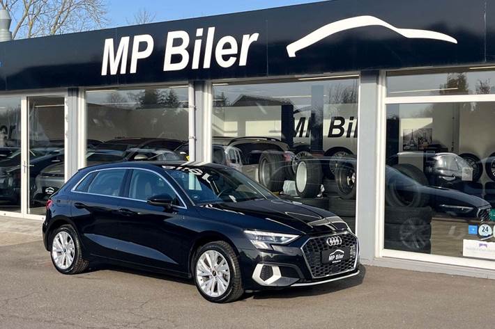 Sort Audi A3 fra 2021