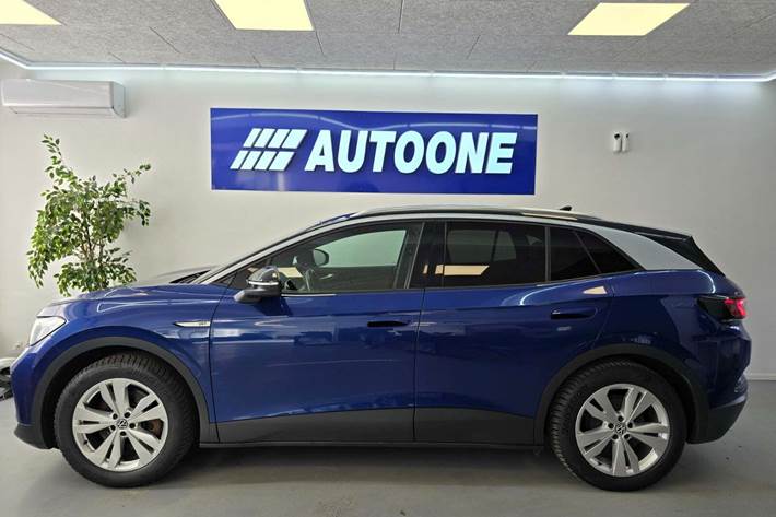 Blå VW ID.4 fra 2021