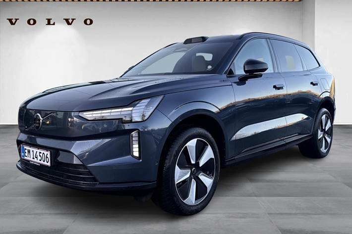 Blå Volvo EX90 fra 2025