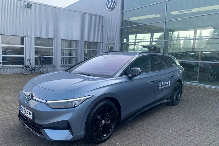 Blå VW ID.7 fra 2026