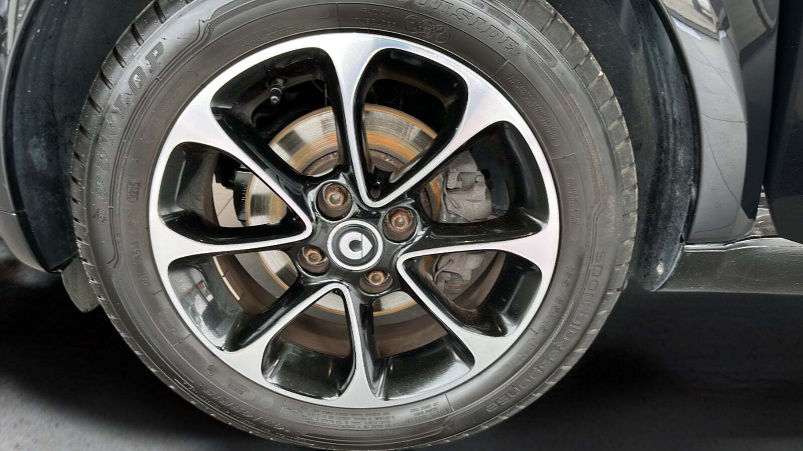 Sort Smart Fortwo fra 2015