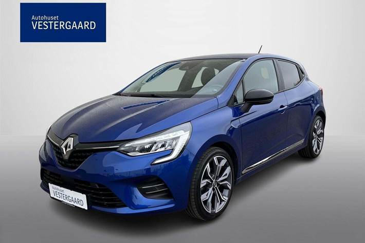 Blå Renault Clio V fra 2020