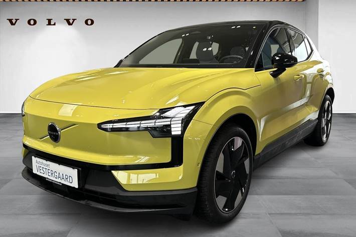 Gul Volvo EX30 fra 2024