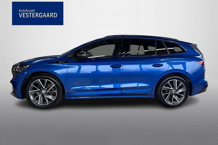 Blå Skoda Enyaq fra 2022