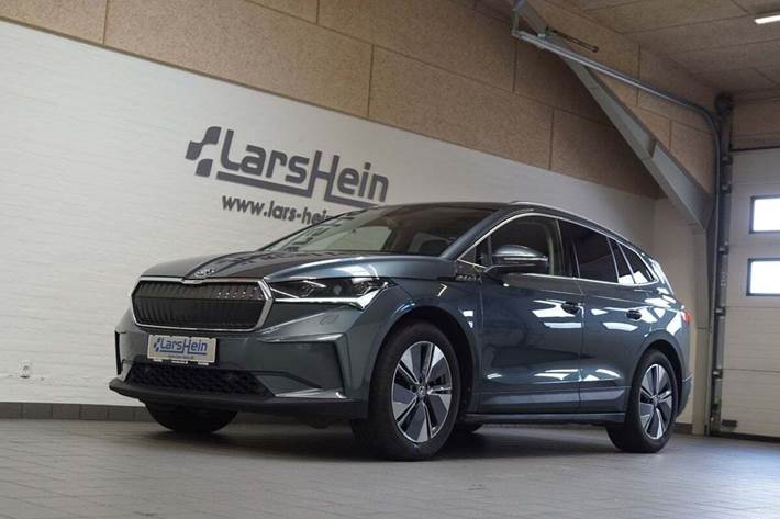 Grå Skoda Enyaq fra 2021