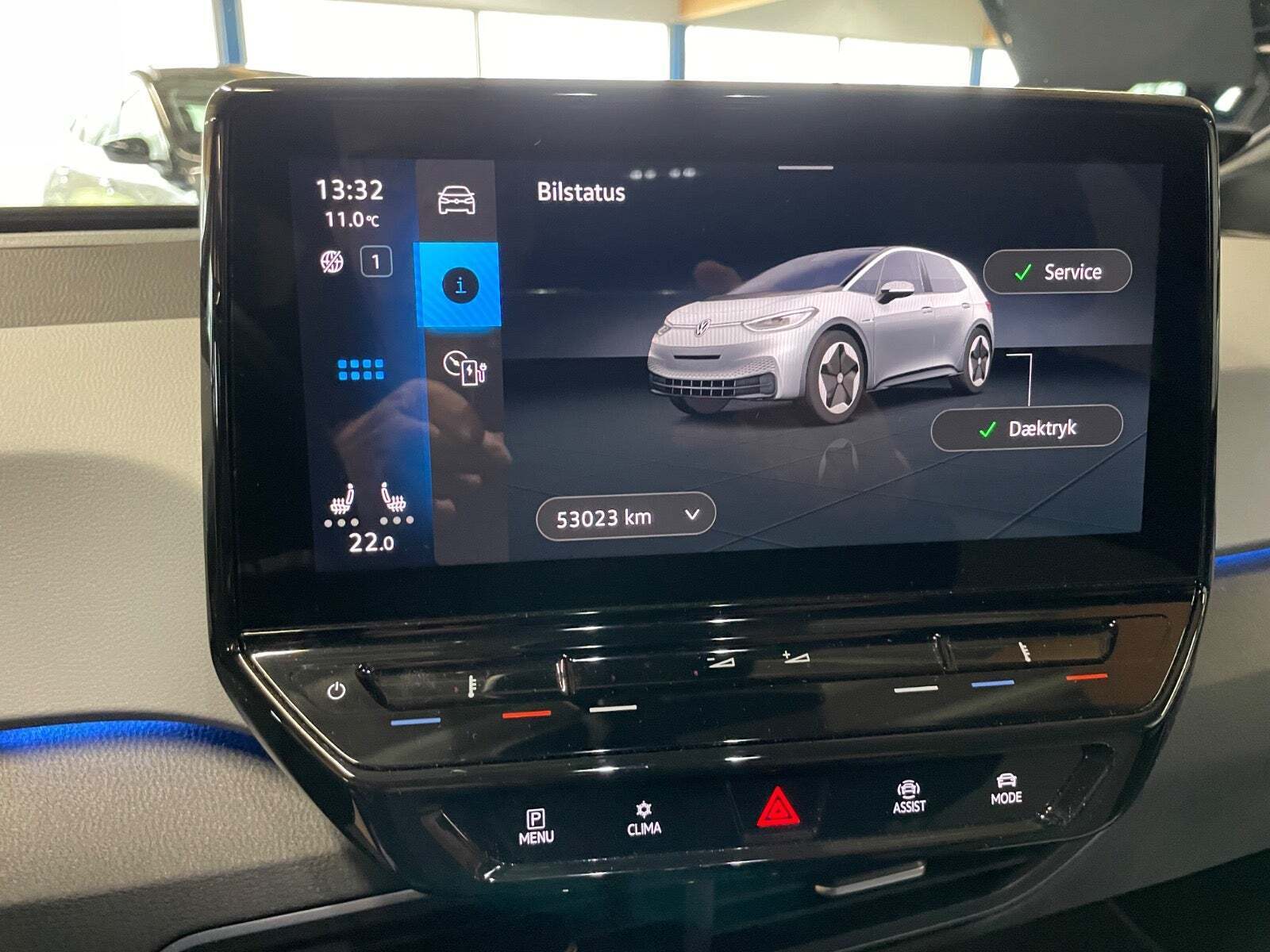 Grå VW ID.3 fra 2023