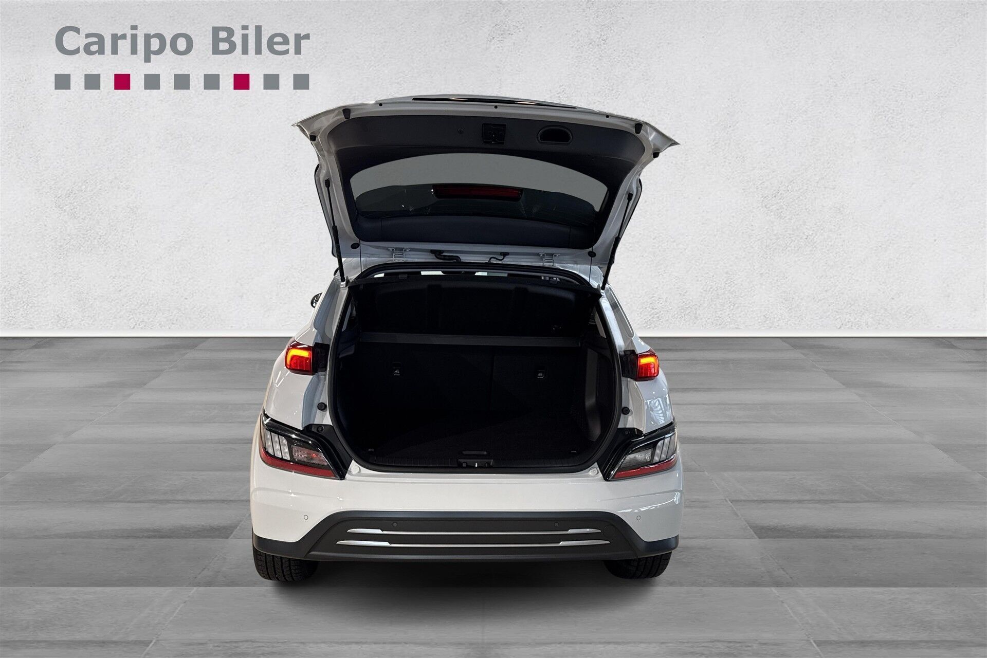 Hvid Hyundai Kona fra 2021