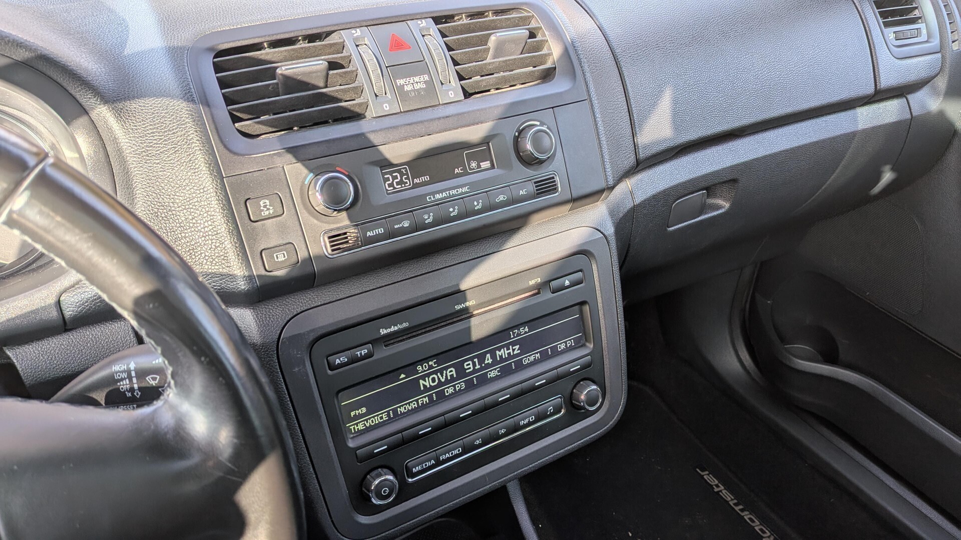 Brun Skoda Roomster fra 2013