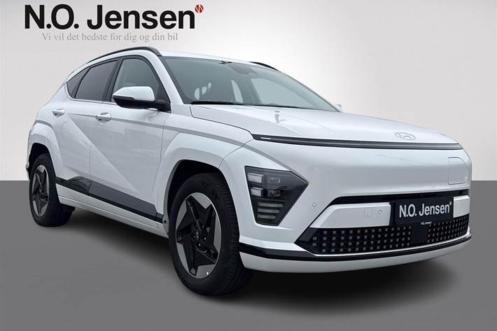 Hvid Hyundai Kona fra 2025