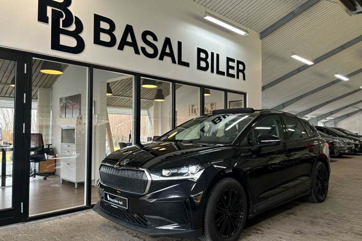 Sort Skoda Enyaq fra 2022