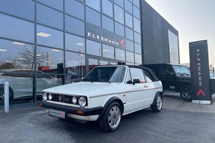 Hvid VW Golf I fra 1981