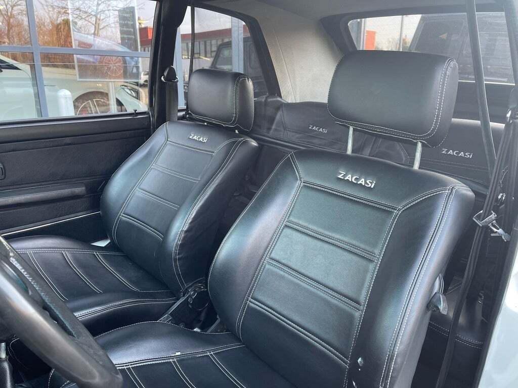 Hvid VW Golf I fra 1981