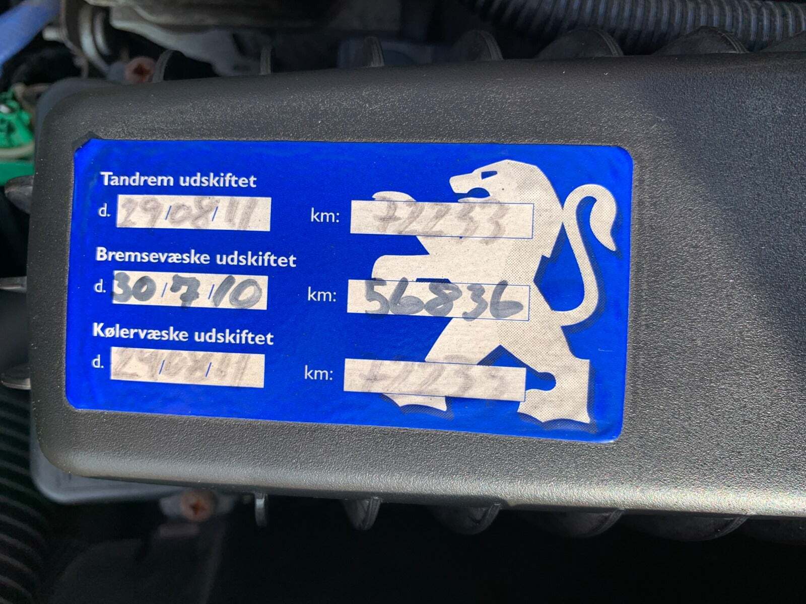 Sort Peugeot 207 fra 2006