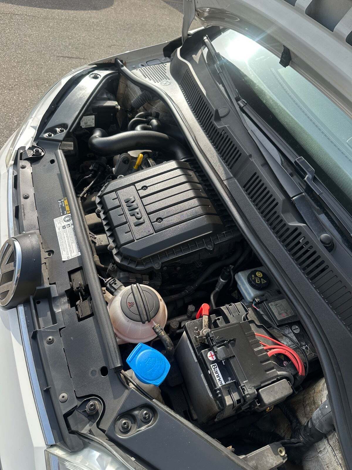 Hvid VW UP! fra 2017