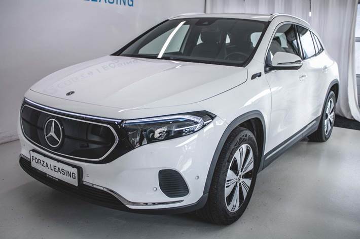 Hvid Mercedes EQA250 fra 2021
