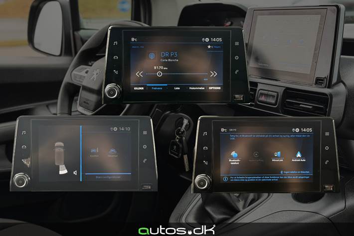 Hvid Peugeot Partner fra 2019