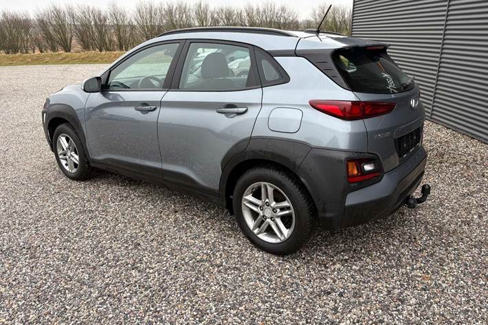 Blå Hyundai Kona fra 2020
