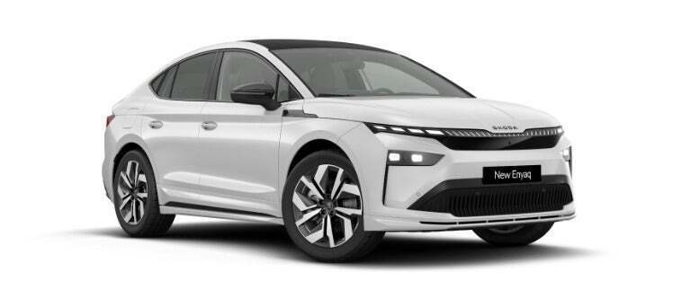 Hvid Skoda Enyaq fra 2026