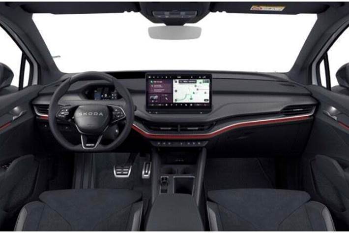 Hvid Skoda Enyaq fra 2026