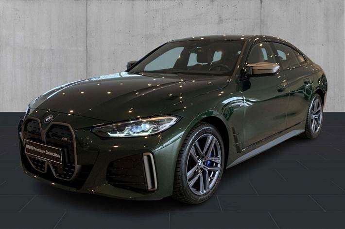Grøn BMW i4 fra 2024