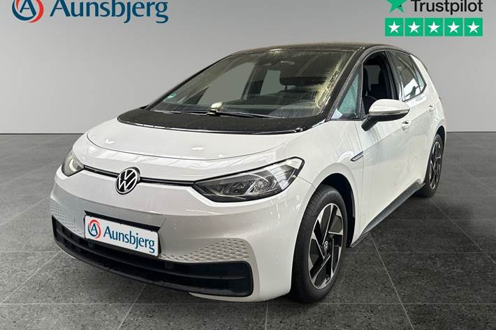 Hvid VW ID.3 fra 2021