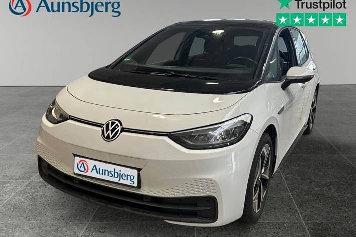Hvid VW ID.3 fra 2021