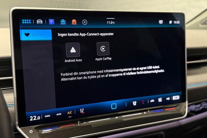 Blå VW ID.7 fra 2024