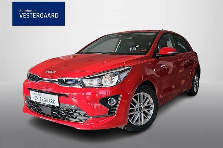 Rød Kia Rio fra 2022