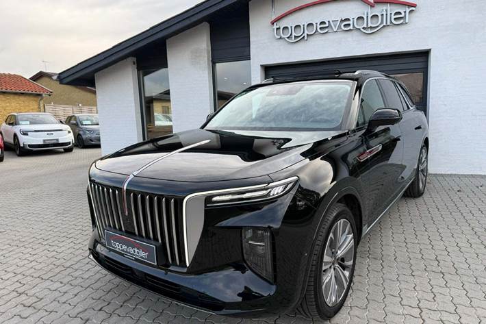 Sort Hongqi E-HS9 fra 2024