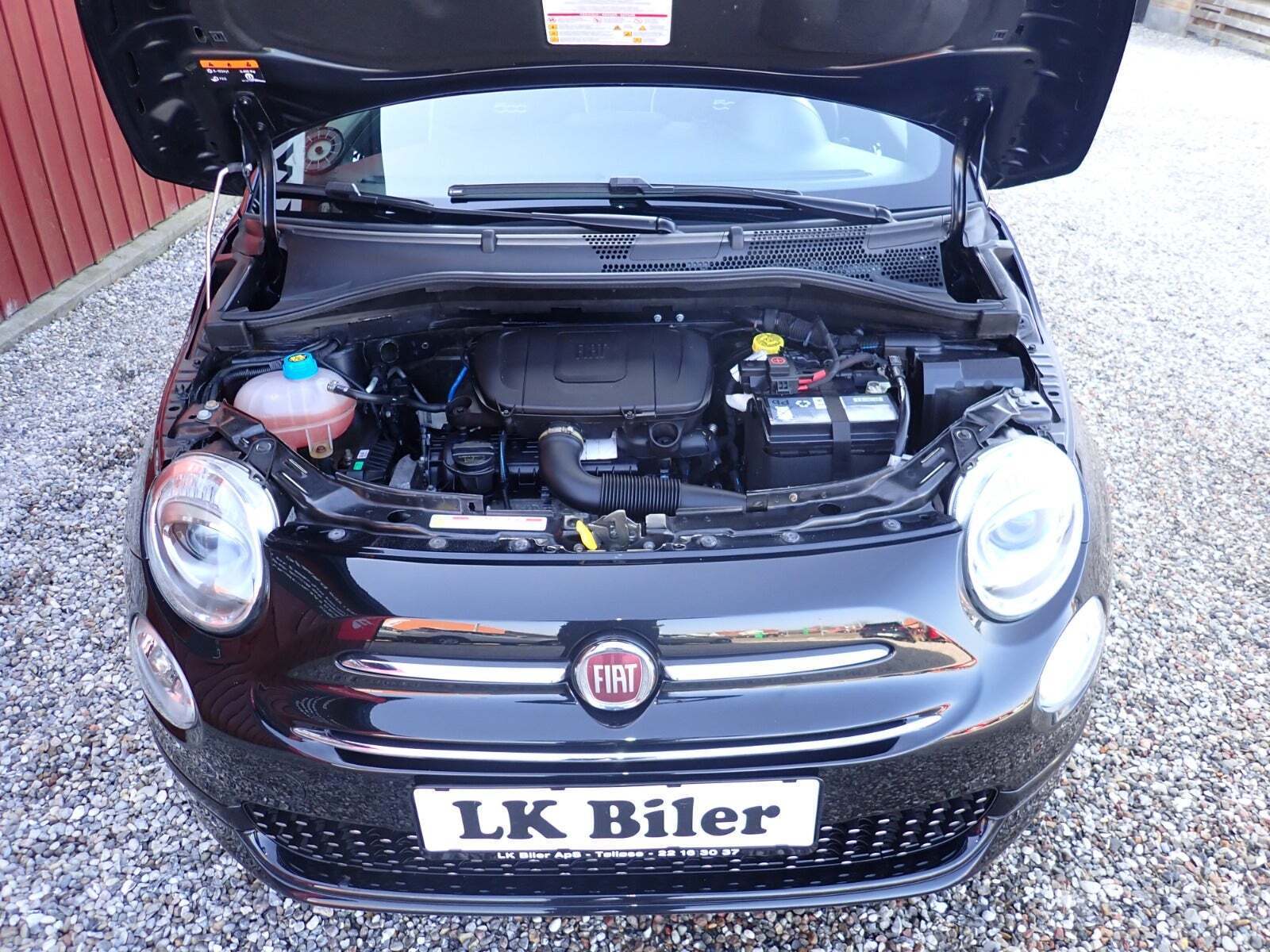 Sort Fiat 500C fra 2020