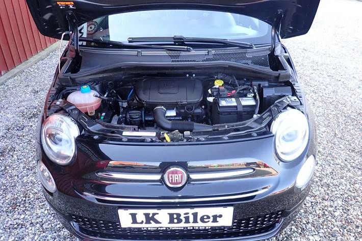 Sort Fiat 500C fra 2020