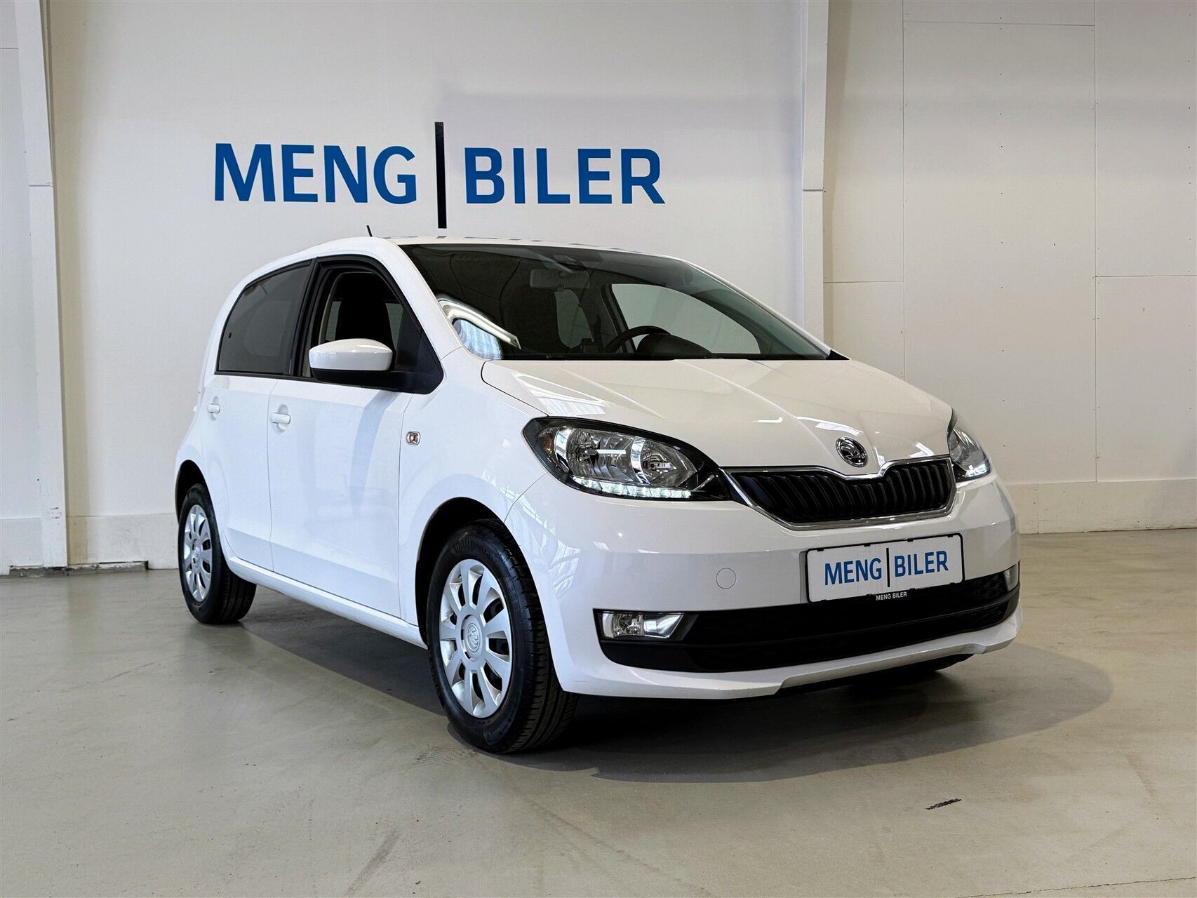 Hvid Skoda Citigo fra 2019