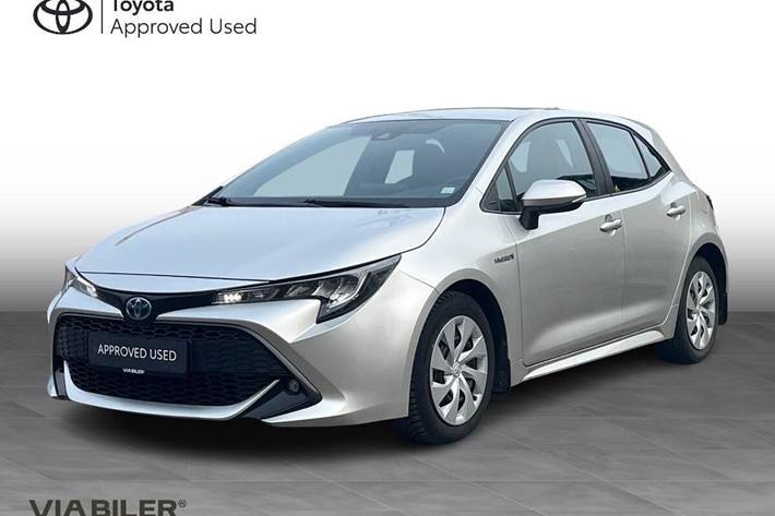 Sølv Toyota Corolla fra 2019