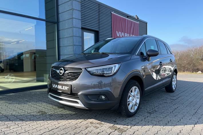 Grå Opel Crossland X fra 2020