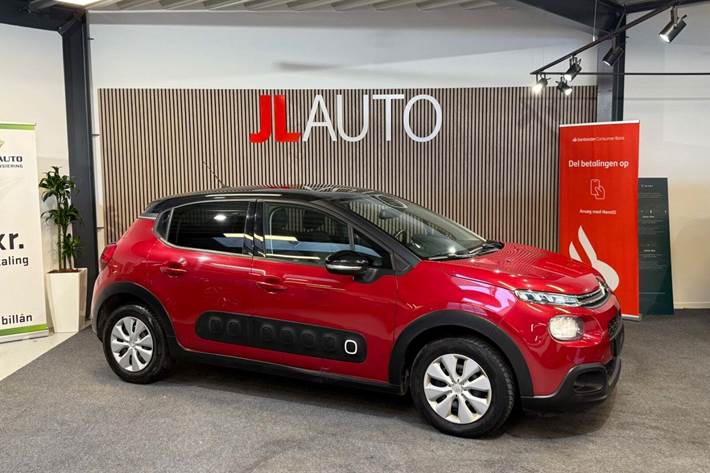 Rød Citroën C3 fra 2019
