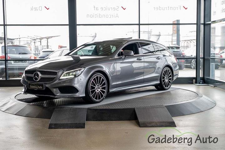 Grå Mercedes CLS350 d fra 2016