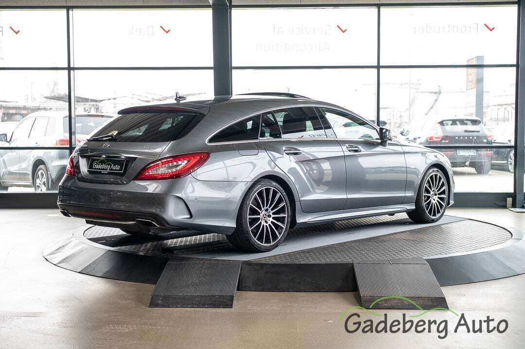 Grå Mercedes CLS350 d fra 2016