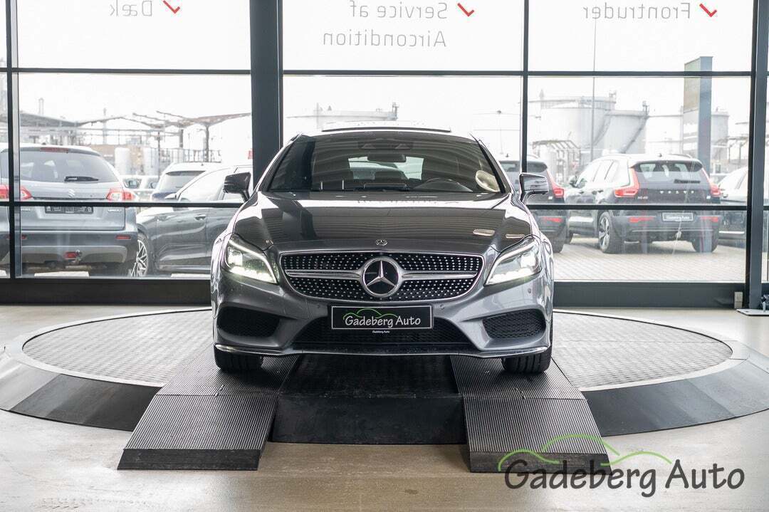 Grå Mercedes CLS350 d fra 2016